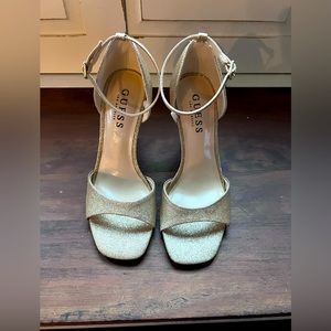 Gold Guess Heels